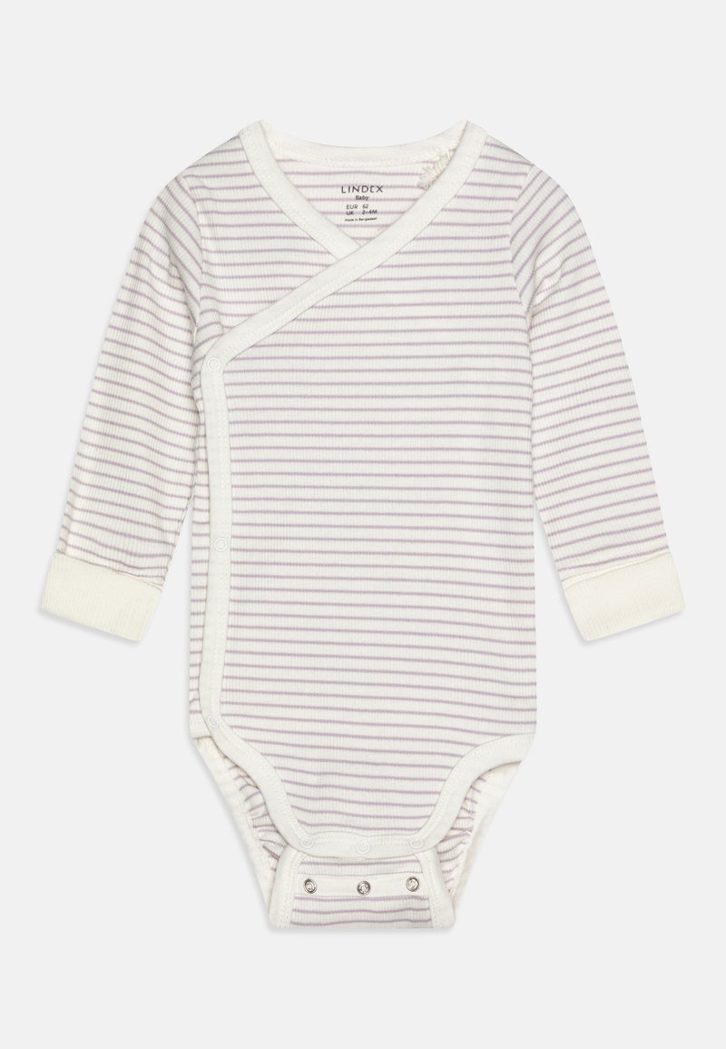 Lindex - BODY WRAP UNISEX - Top s dlouhým rukávem - light dusty lilac, Zvětšit