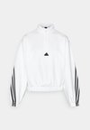 FUTURE ICONS THREE STRIPES QUARTER ZIP - Sportska majica - white