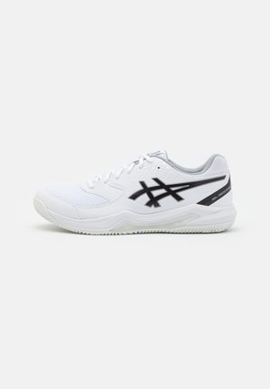 GEL-DEDICATE 8 CLAY - Tennissko til grusbane - white/black