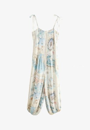 Next, TALL FIT - TIE STRAP BALLOON JUMPSUIT - Jumpsuit - map print