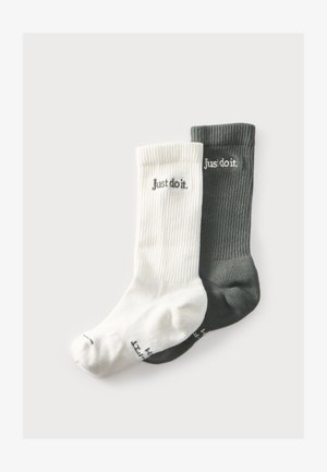 Nike Performance, UNISEX 2 PACK - Športové ponožky - dark green/white