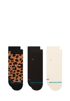 ANIMANIAC QUARTER 3 PACK - Socks - black