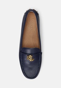 Lauren Ralph Lauren BARNSBURY NAPPA LEATHER DRIVER - Παπούτσια χωρίς κορδόνια - refined navy