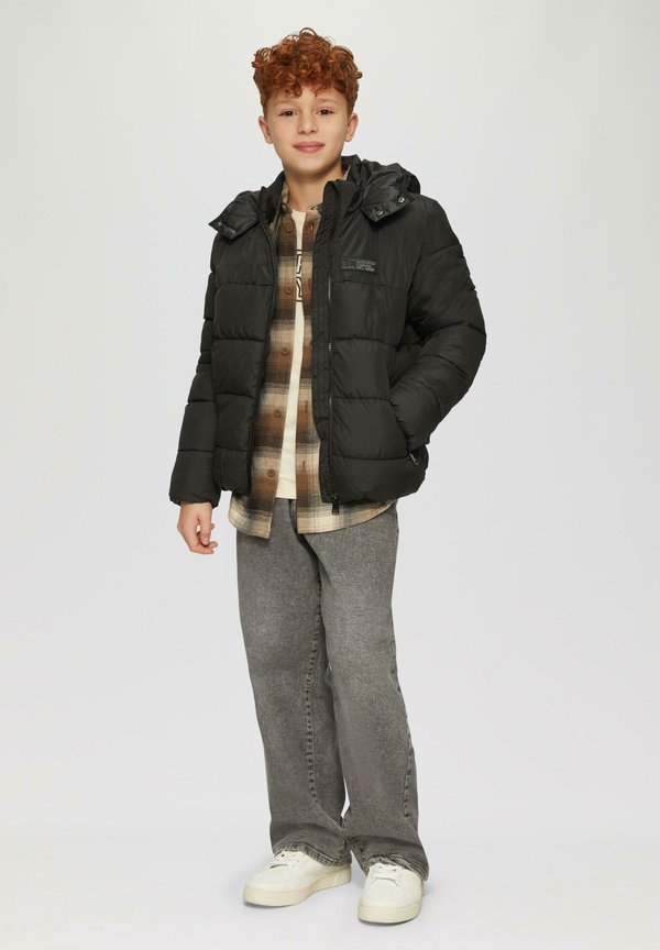 STEPP MIT KONTRAST-DETAILS - Winterjacke - schwarz