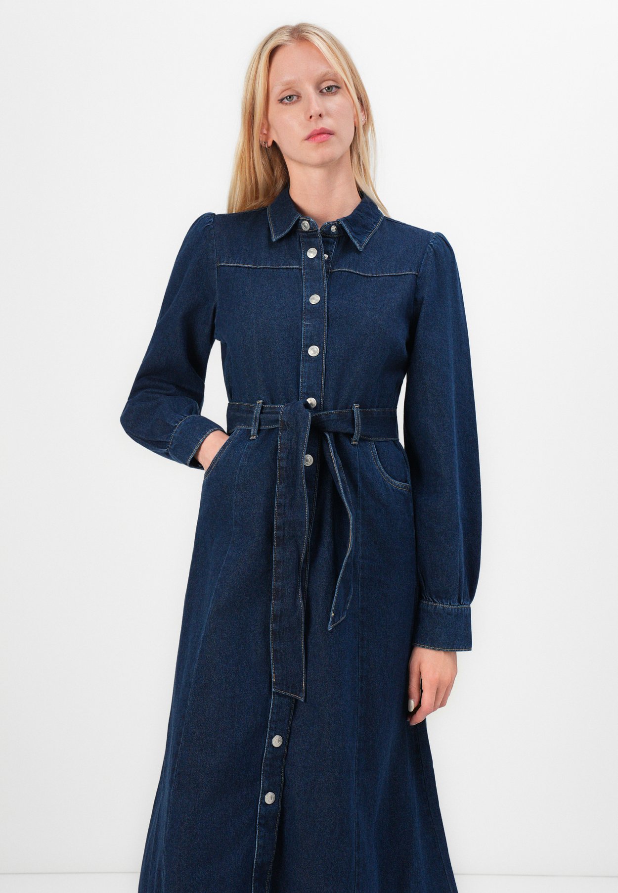 ONLKETTY LONG BELT DRESS