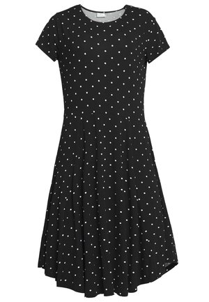 Kaffe, Vestito di maglina - black deep