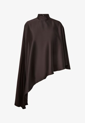 YAS, YASPELLA HIGH NECK - Блуза - chocolate brown