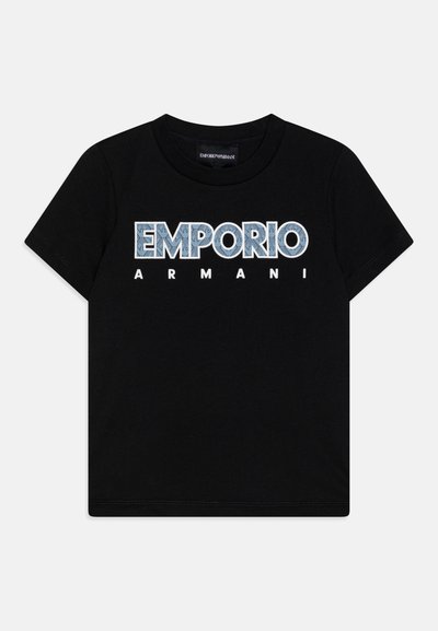 Emporio Armani UNISEX 3 PACK - T-shirts med print - white/black