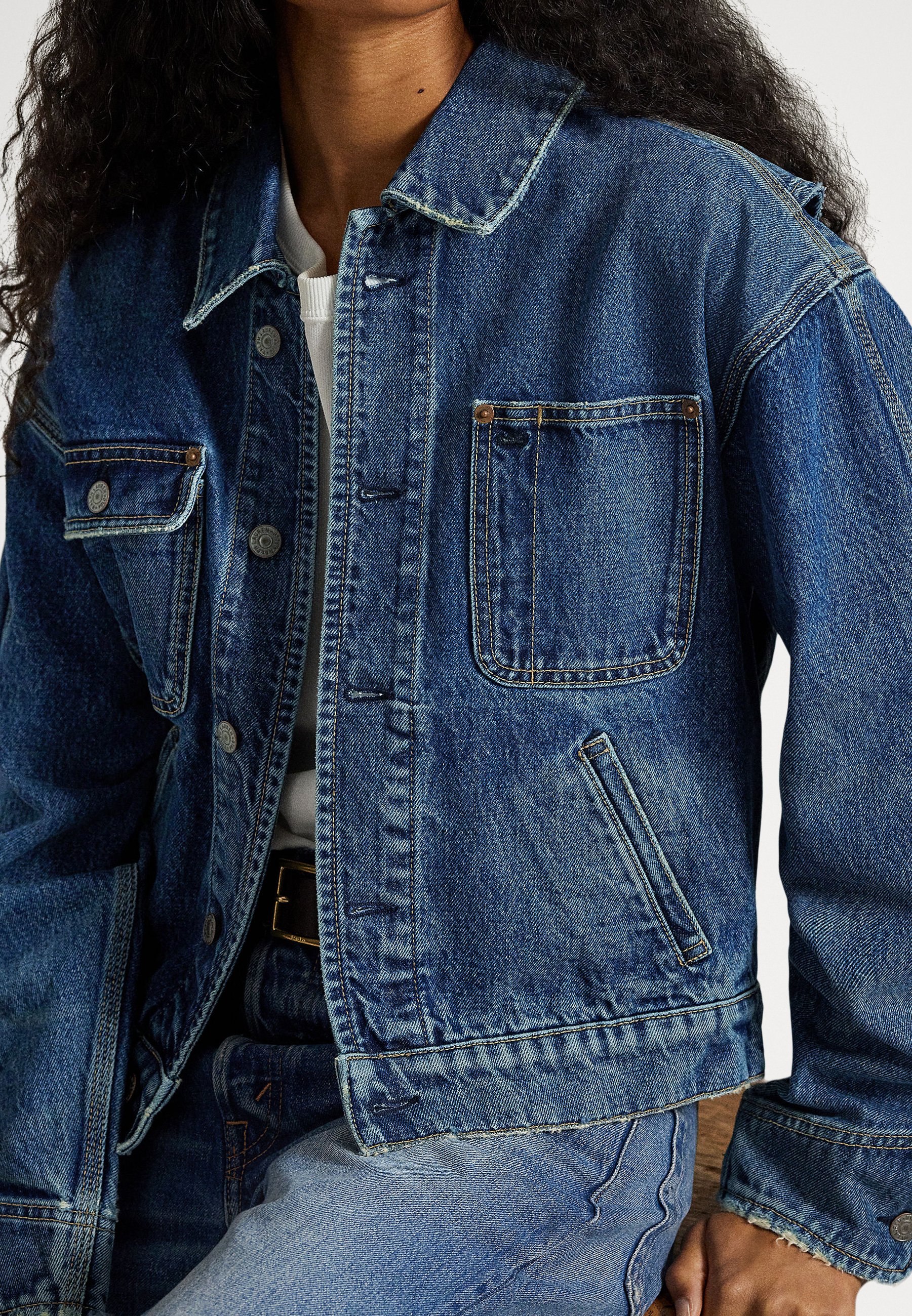 Polo Ralph Lauren DENIM DUNGAREE JACKET - Denim jacket - mendez
