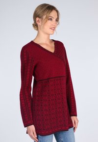 Sorgenfri Sylt DOMI - Strickpullover - dark grape