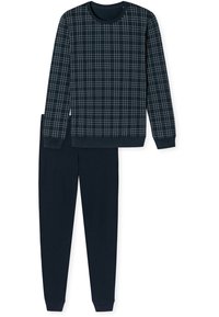 Schiesser FINE INTERLOCK SET - Nachtwäsche Set - nachtblau