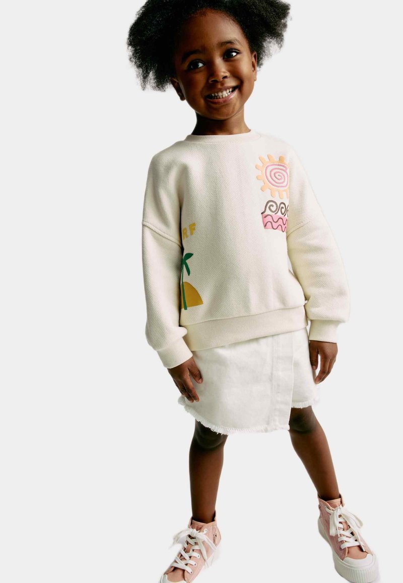 Marks & Spencer RICH SURF GRAPHIC  - Felpa - ecru