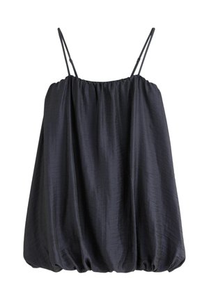 Next, REGULAR FIT - STRAPPY BUBBLE HEM CAMI TOP - Top - navy blue