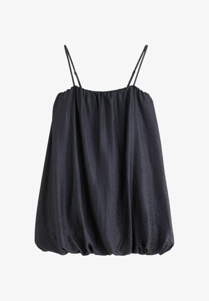 Next, REGULAR FIT - STRAPPY BUBBLE HEM CAMI TOP - Top - navy blue