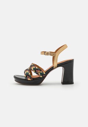 KECIFE - Sandales à plateforme - trenza/dali champan/sucre black