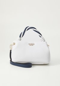 GUESS Cruise Vibe Convertible Xbody Flap Bag White/Navy GUESS Cruise Vibe Convertible Xbody Flap Bag White/Navy