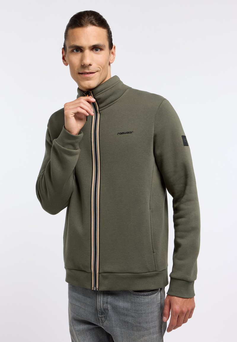Ragwear Felpa con zip - dark olive