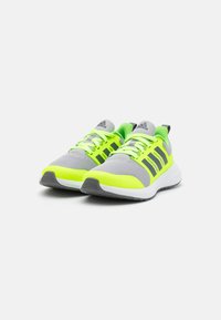 adidas Performance FORTARUN 2.0 CLOUDFOAM LACE - Zapatillas running asfalto - grey two/grey four/lucid lemon