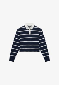 Unselected, richest navy ecru stripe