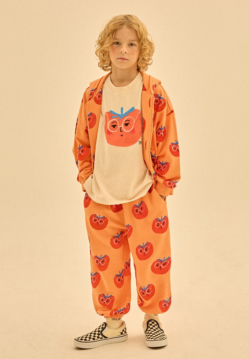 JELLY MALLOW TOMATO ZIP-UP UNISEX - Φούτερ με φερμουάρ - orange