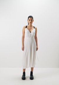 Proenza Schouler White Label BROOMSTICK PLEATED TANK DRESS - Φόρεμα ημέρας - offwhite