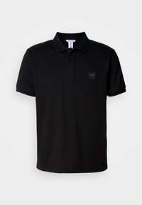 REGULAR FIT WITH LOGOED METAL  - Poloskjorter - black