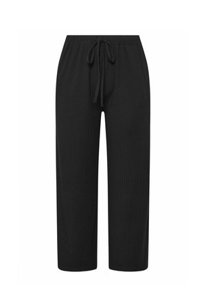 Yours Clothing, PLUS SIZE WIDE LEG TROUSERS - Jogginghose - black