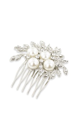 COMB WITH BEADS AND STRASS - Accessori capelli - silver coloured