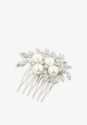 Celebride COMB WITH BEADS AND STRASS - Accessoires cheveux - silver coloured