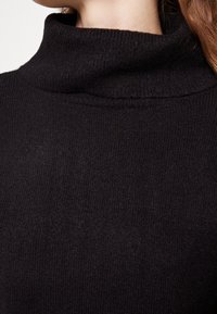 VILA Stickad tröja - black