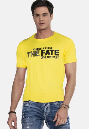 T-Shirt print - yellow