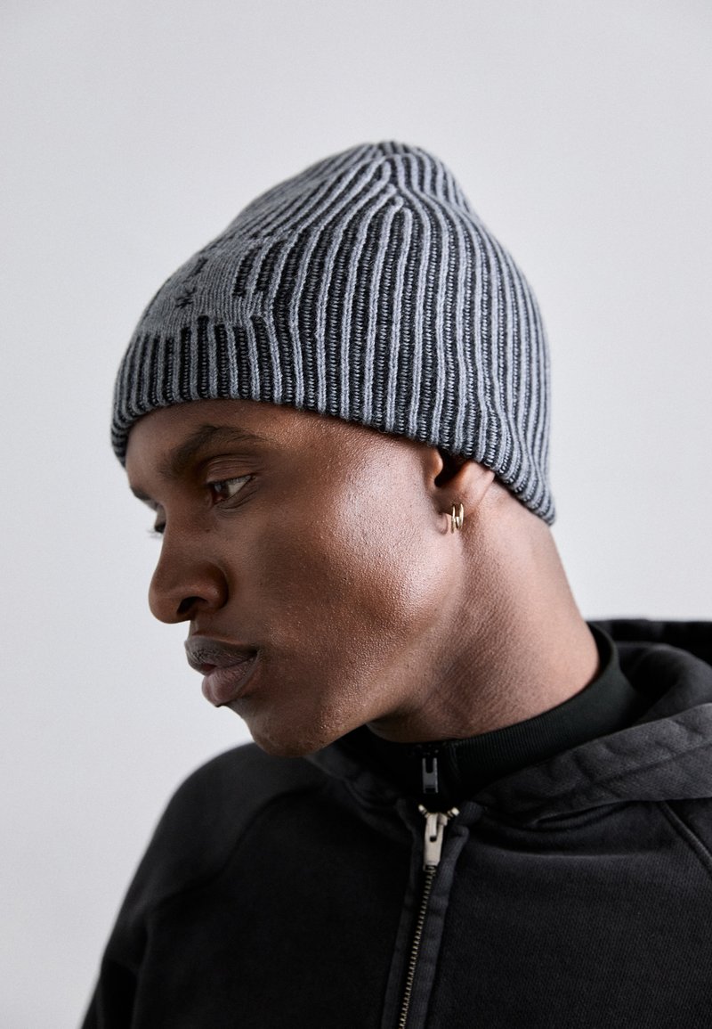 MISBHV PLEATED BEANIE UNISEX - Gorro - grey