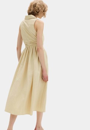 Marks & Spencer, BUTTON THROUGH MIDI SHIRT DRESS - Skjortekjole - light cream