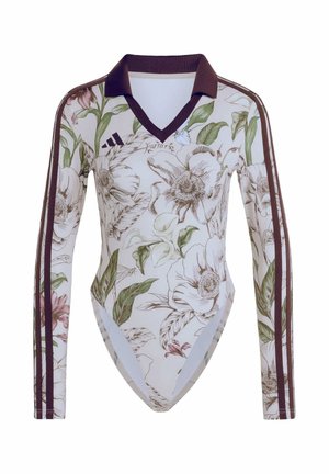 adidas Sportswear, ADIDAS SPORTSWEAR ADIDAS X FARM RIO BODYSUIT - Camiseta de manga larga - ecru tint/shadow brown/multicolor