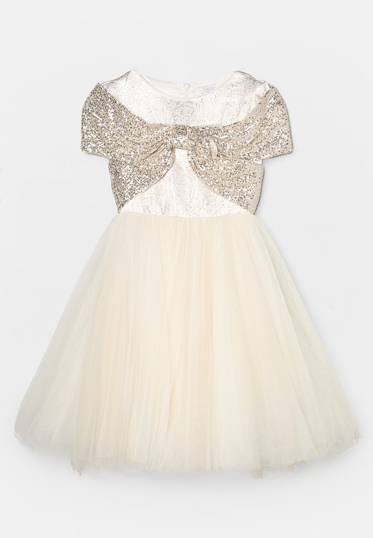 Monnalisa Cocktailjurk beige