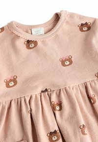 Next REGULAR FIT SET - Jerseykjole - caramel brown pink bear print