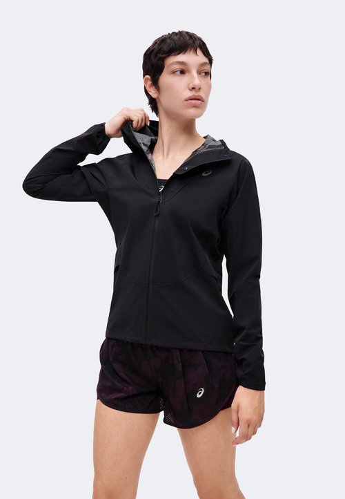 ASICS ROAD ALL OVER PRINT - 2-in-1 shorts - dark aubergine — photo 4