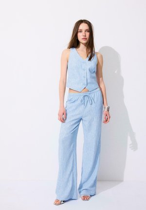 Stradivarius, Pantalon classique - light blue