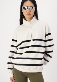 Abercrombie & Fitch VINTAGE SUNDAY  - Sportinis megztinis - white