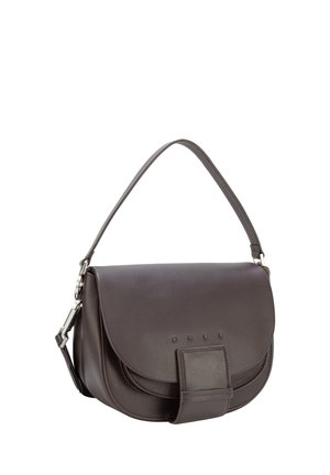 FLAP THE ICONS TOP - Kabelka - dunkelbraun