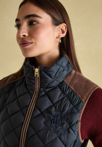 Tom Joule REGULAR FIT - BRAEMAR LUXE SHOWERPROOF DIAMOND QUILTED - Veste - navy