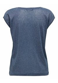 ONLY ONLSILVERY V NECK NOOS - Camiseta básica - vintage indigo