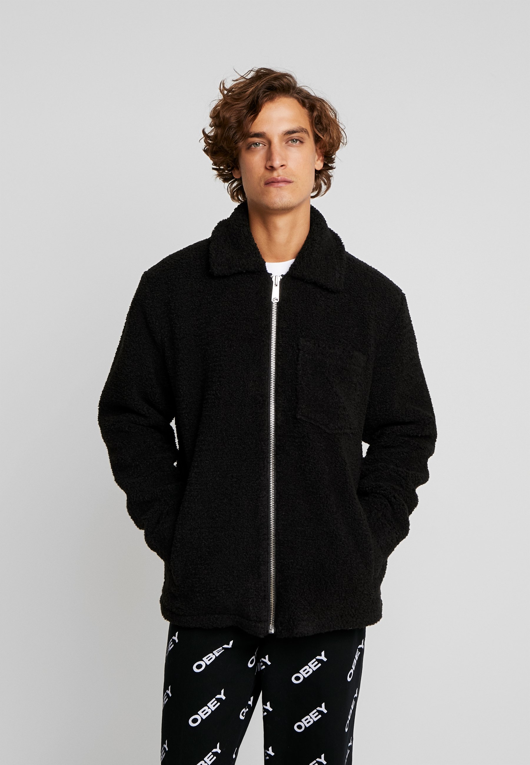 Weekday RUSS PILE JACKET Fleecejakke black Zalando.no Weekday RUSS PILE JACKET Fleecejakke black Zalando.no