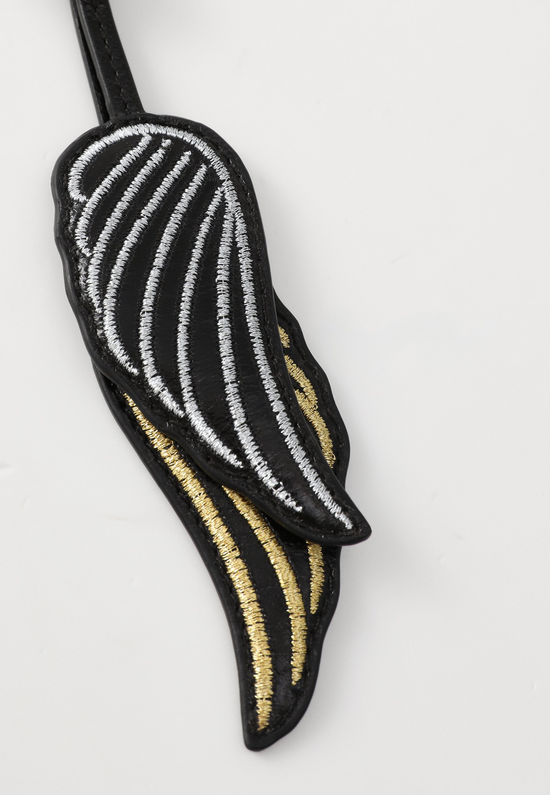 キーホルダー・キーリング Rock Feather Keychain - Zadig & Voltaire - Leather - Black Zadig & Voltaire ROCK FEATHER KEYRING - Keyring - black