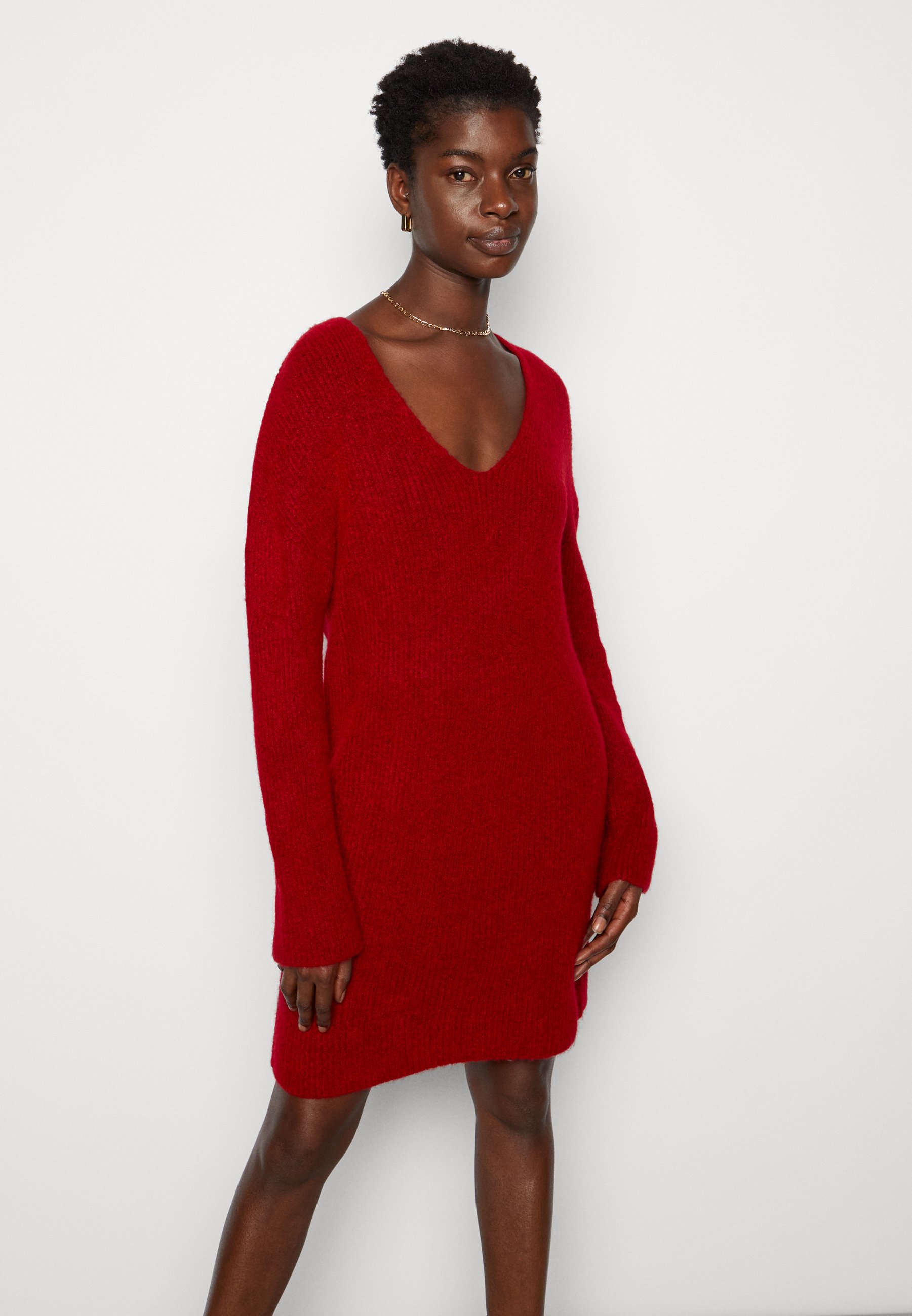 Anna Field Jumper dress - red - Zalando.de