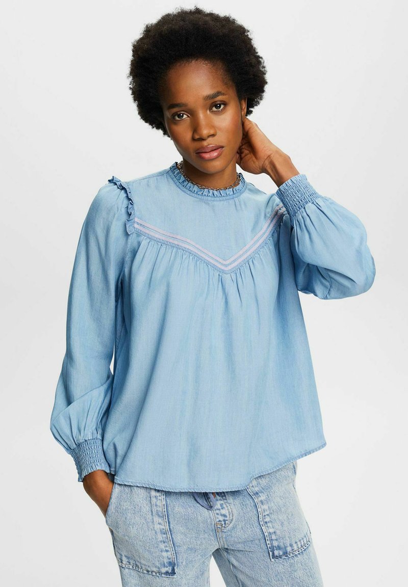 EDP-090607 BLACK DETAIL BLOUSE main image 0