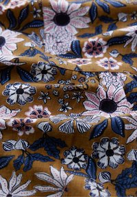 Seasalt Cornwall FAL  - Tuniek - yellow  pattern flower grain