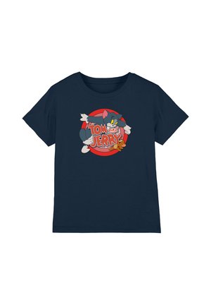Cotton Soul, TOM AND JERRY CAT & MOUSE UNISEX - Print T-shirt - dark blue