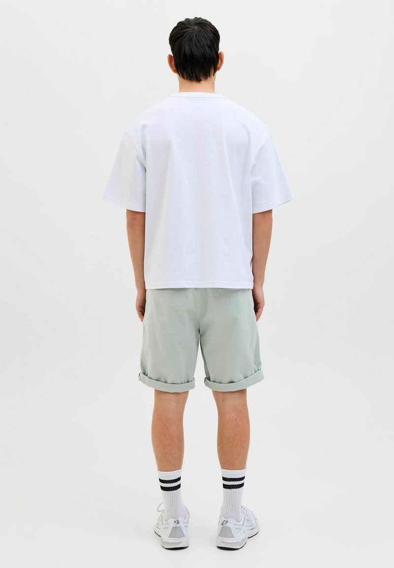 JACK & JONES PANTS STUDIO gemêleerde regular fit short JPSTFURY