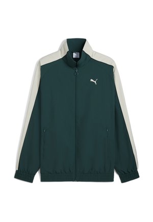 T7  TRACK - Training jacket - green terrain
